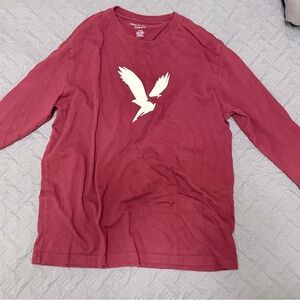 Red Long-sleeve American Eagle